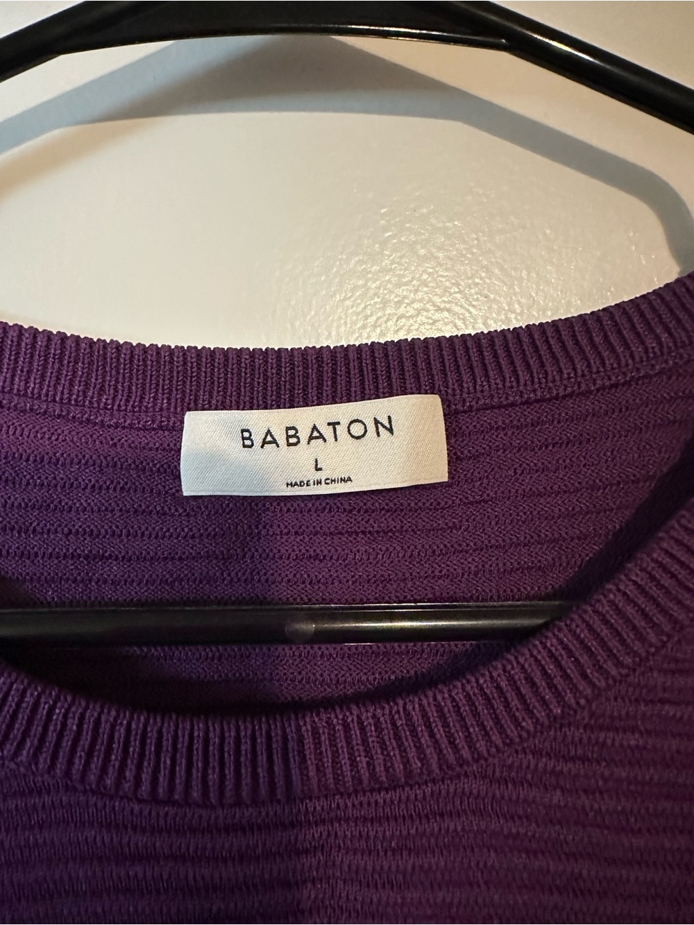 Babaton Deep Purple Ribbed Tank - Picture 3 of 8